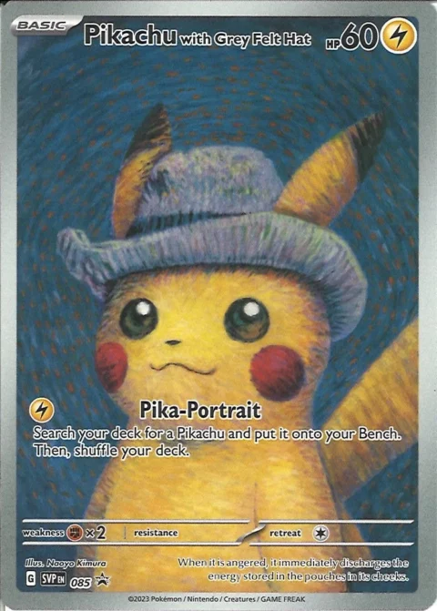 PSA10 Pikachu with Grey Felt Hat: PROMO [SVP EN 085](SVP EN Promotional cards “Van gogh exhibition”)[English Ver.]