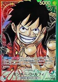 PSA10 Monkey D Luffy L-P [OP01-003] (Booster Pack ROMANCE DAWN)