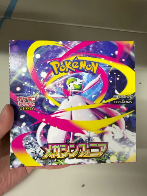 No Shrink M1S-Mega Symphonia Japanese Pokemon Booster Box – Damaged Box