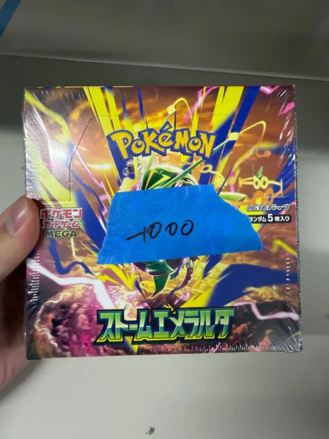 M6 Storm Emeralda Booster Box Japanese Pokemon Card – Damaged Box