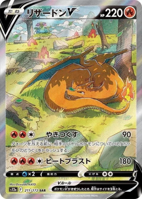 PSA10 Charizard V 211/172 SAR