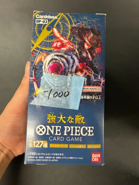 OP-03 Pillars of Strength Japanese One Piece Booster Box – Damaged Box