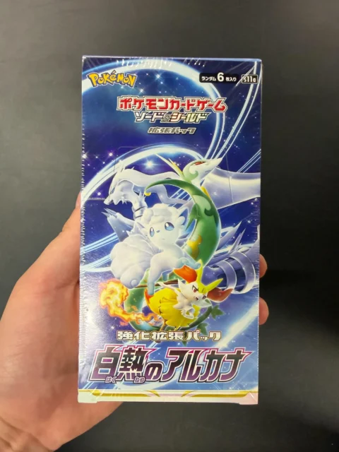 S11A-Incandescent Arcana Japanese Pokemon Booster Box – Damaged Box