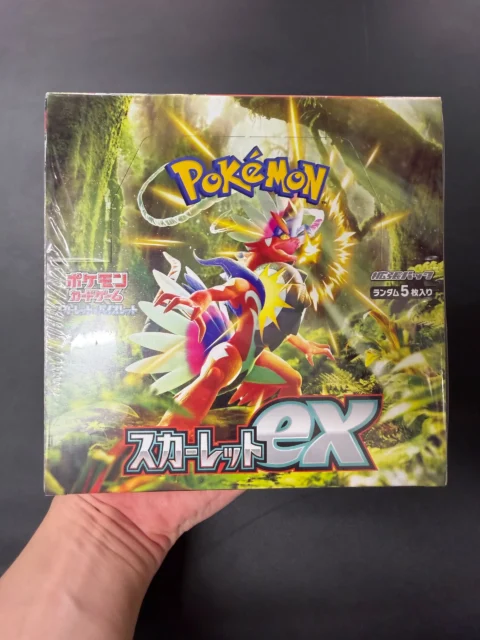 SV1S-Scarlet ex Japanese Pokemon Booster Box – Damaged Box