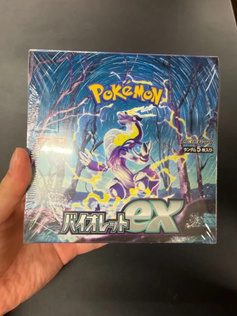 SV1V-Violet ex Japanese Pokemon Booster Box – Damaged Box