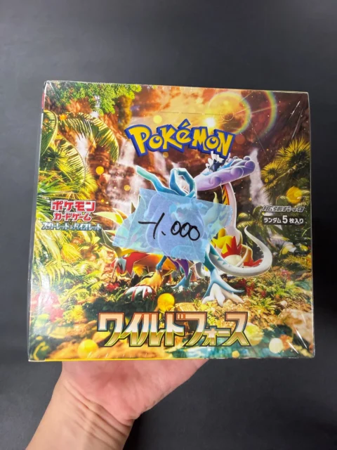 SV5K-Wild Force Japanese Pokemon Booster Box – Damaged Box
