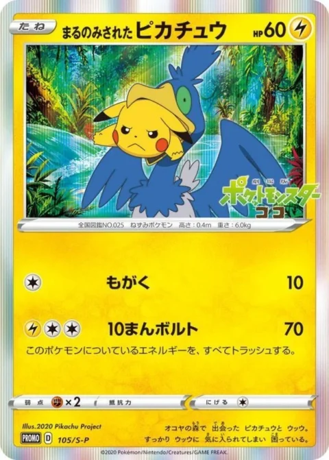 PSA10 Pikachu and Cramorant 105/S-P PROMO
